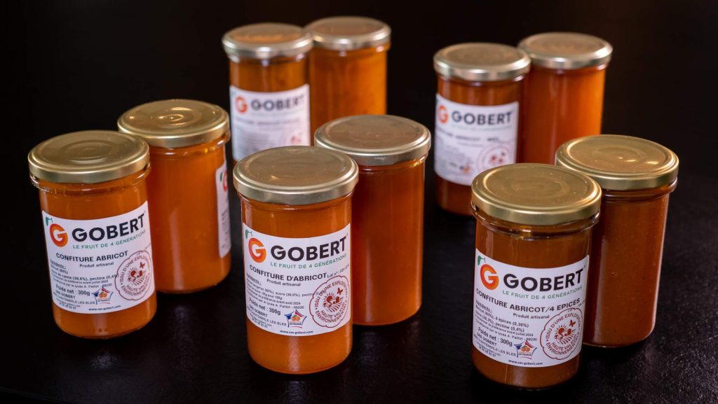 Confitures d&rsquo;abricot Gobert