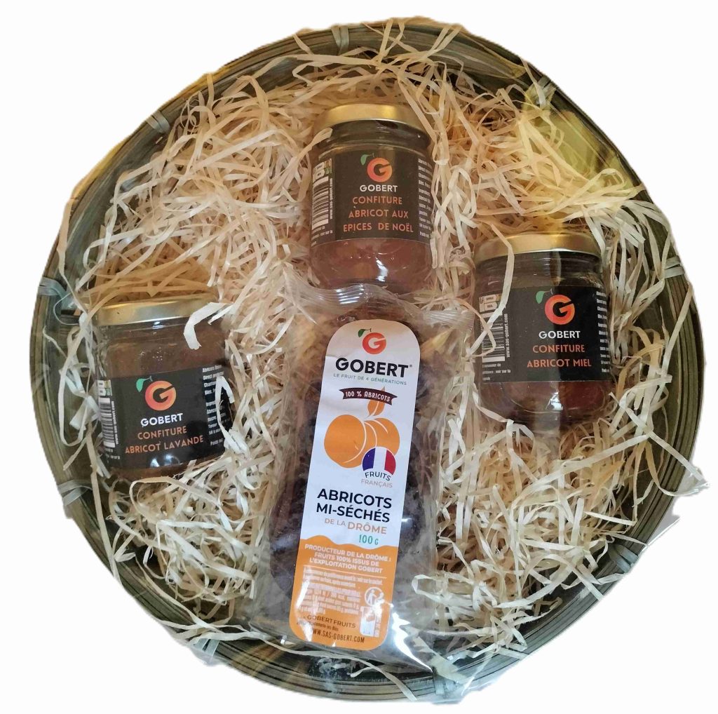 Coffretcadeau Ronde Abricot Gobert